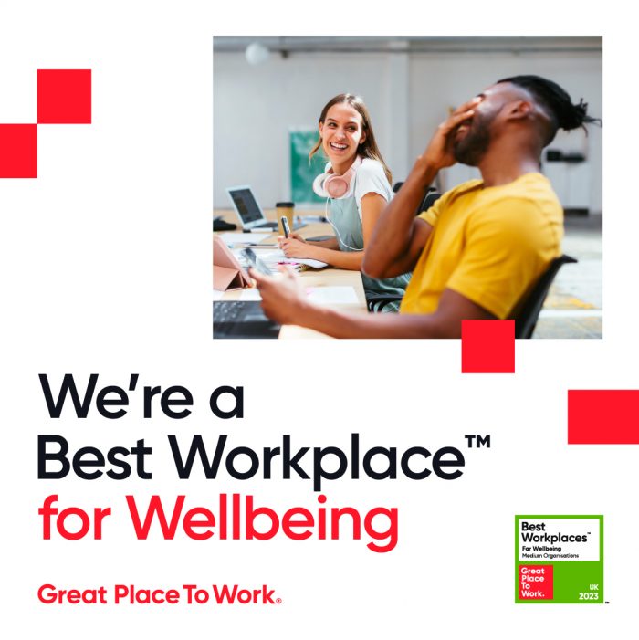 Evolved places 2nd in the Best Workplaces for Wellbeing 2023 list