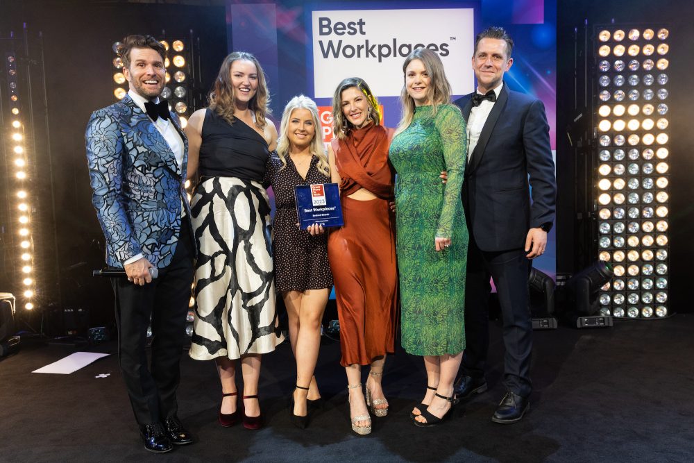 Evolved wins second place at the UK's Best Workplaces awards